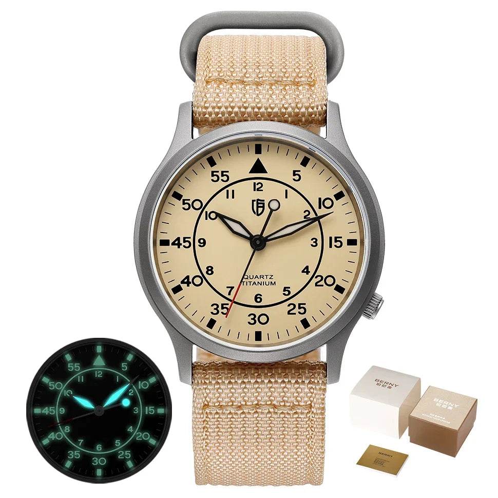 BERNY Titanium Quartz Watch - SnaggIt