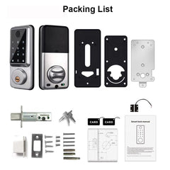 Waterproof Smart Deadbolt Lock – Biometric Fingerprint & Keypad Entry by Snagg A Smart Door Lock