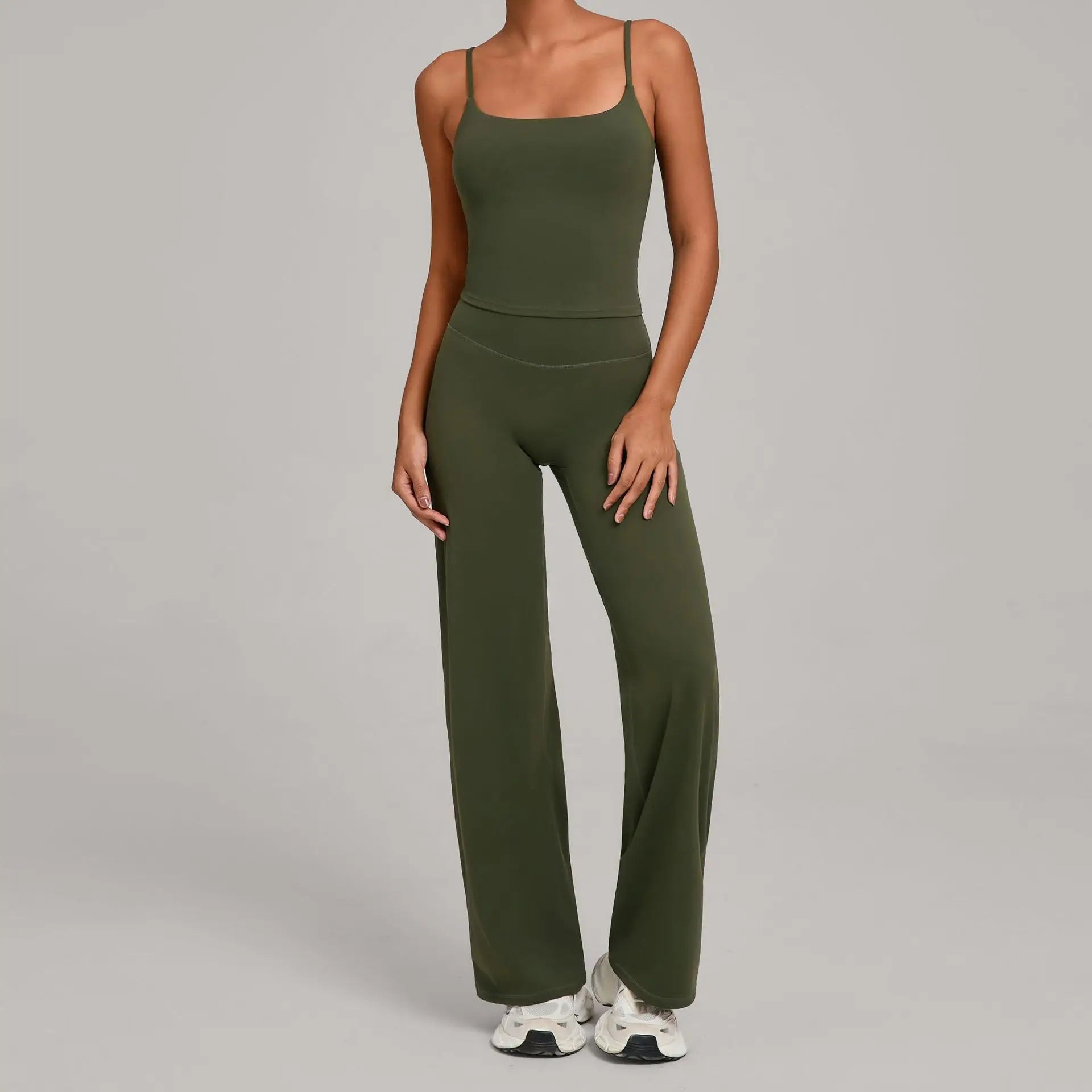 Women's 2-Piece Push-Up Yoga Tracksuit | High Waist Leggings & Fitness Bra Workout Gym Sportswear