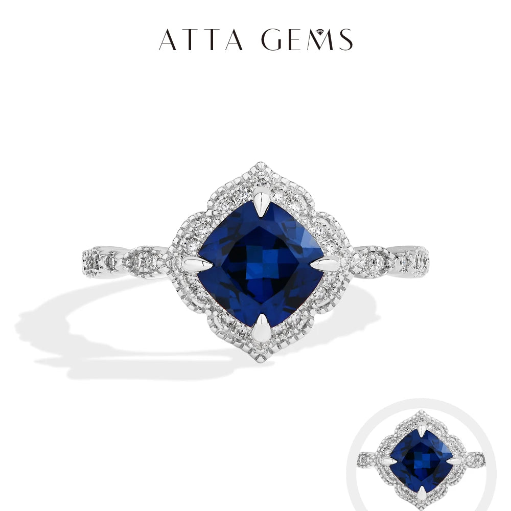 Classical Blue Sapphire Ring