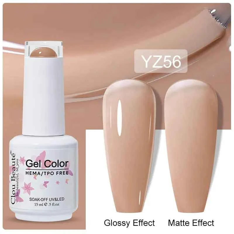 Professional 15ml HEMA & TPO Free Gel Polish – High-Performance Red & Multi Tone Semi Permanent Varnish