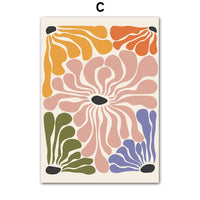 Abstract Flower Market Canvas Print by Snagg A Print