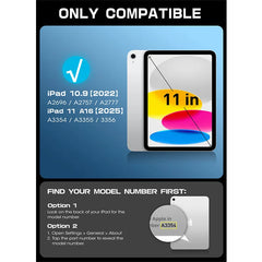 Full-Body Rugged Bumper Protective Cover For iPad 11th/10th Gen by Snagg An iPad Case