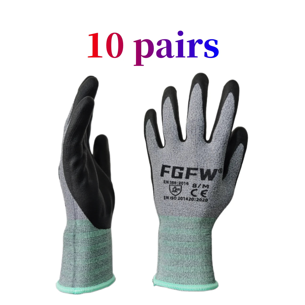 Nitrile Coated Work Gloves for Gardening/Workshop by Snagg A Gloves