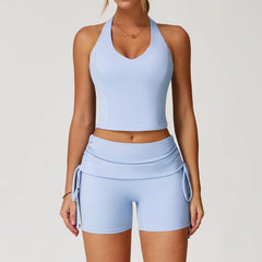 Women's 2-Piece Yoga Set | High Waist Leggings & Sports Bra Workout Tracksuit Gym Activewear