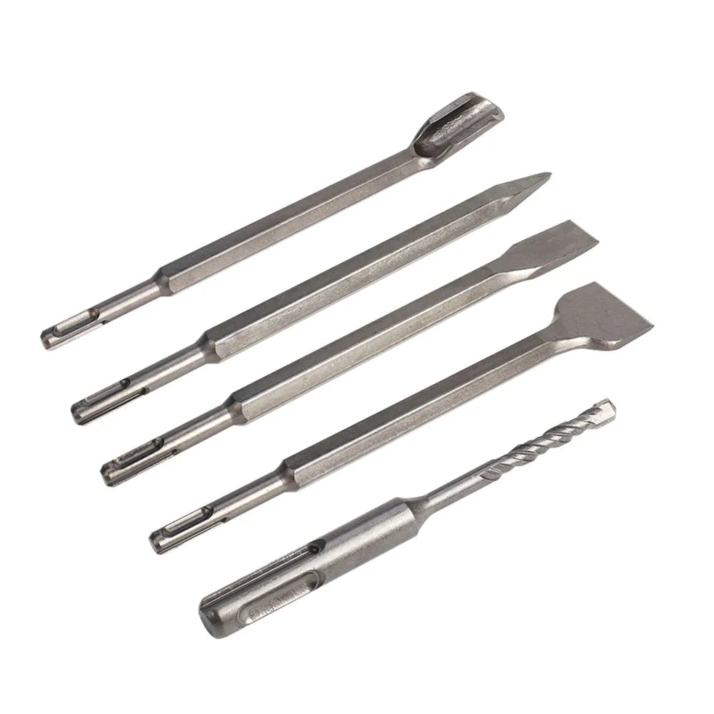 17Pcs SDS Plus Hammer Drill Bit Set