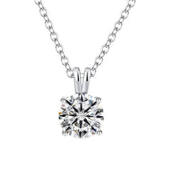 1–3ct Colorful Moissanite Pendant Necklace - SnaggIt