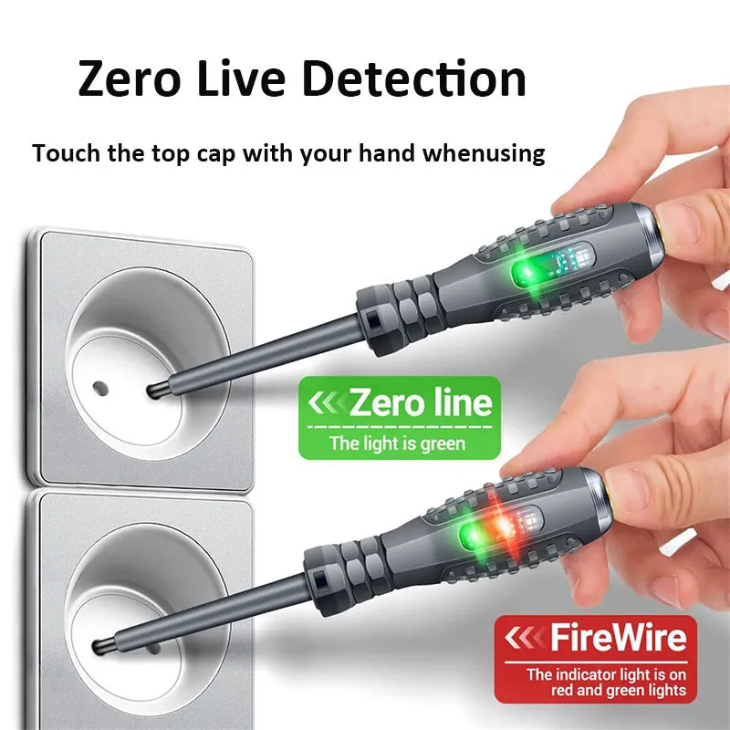 2pcs Voltage Tester Screwdriver Set