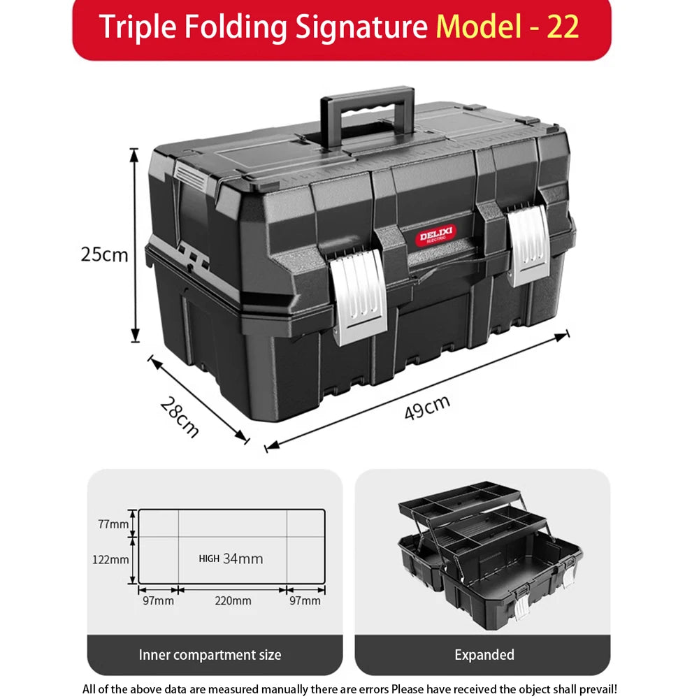 Multi-Layer Folding Tool Box