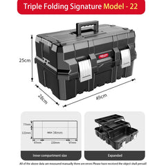 Multi Layer Folding Tool Box by Snagg It Tools