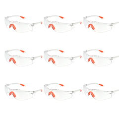 12PCS Safety Eye Protective Glasses by Snagg A Safety Glasses