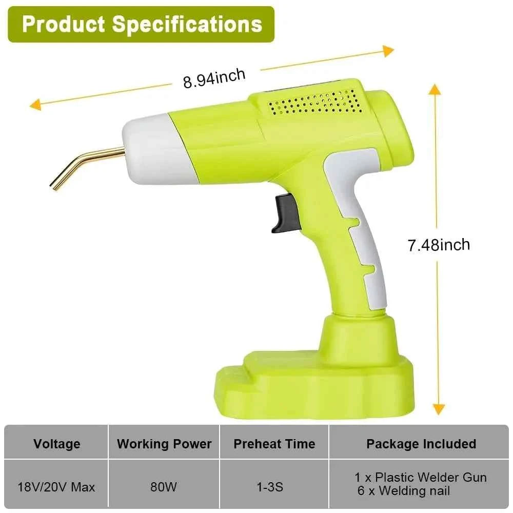 Cordless plastic welder kit for Ryobi 18V batteries – image 2
