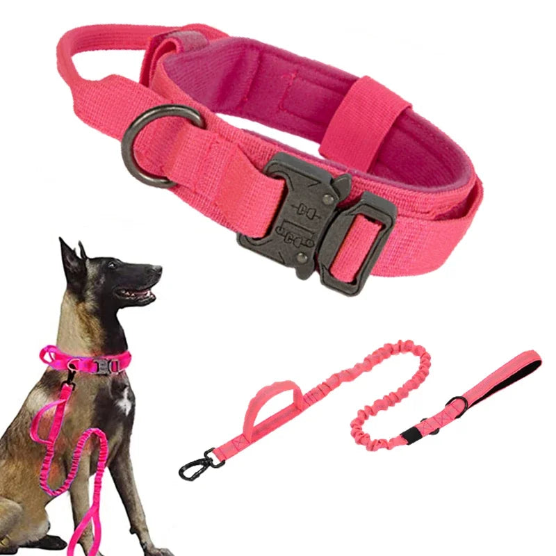 Tactical Dog Collar & Leash Set by Snagg A Leash