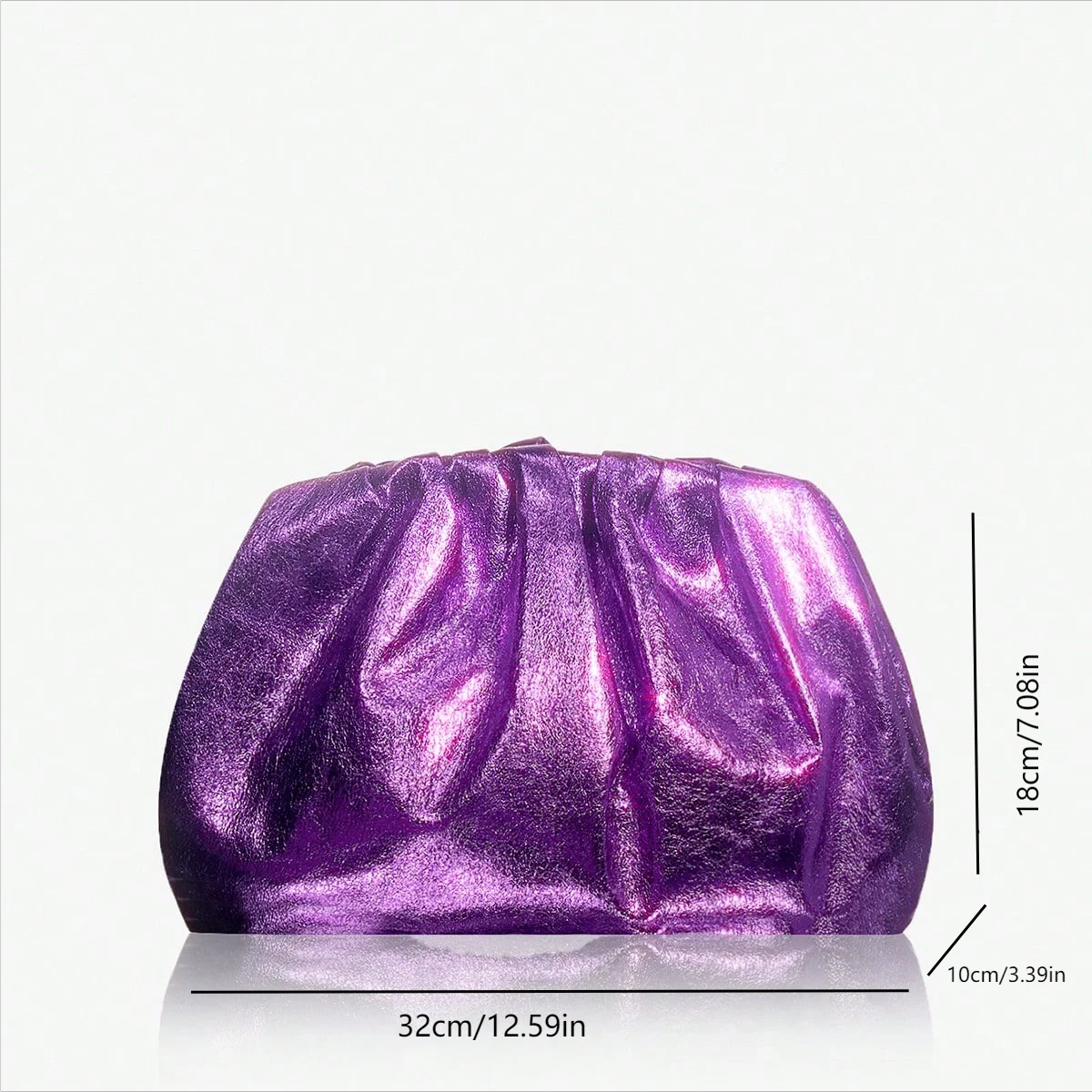Elephant Pattern Luxury Large Capacity Dumpling Clutch