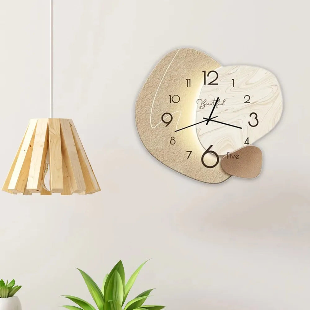 Modern Nordic Digital Wall Clock by Snagg A Clock