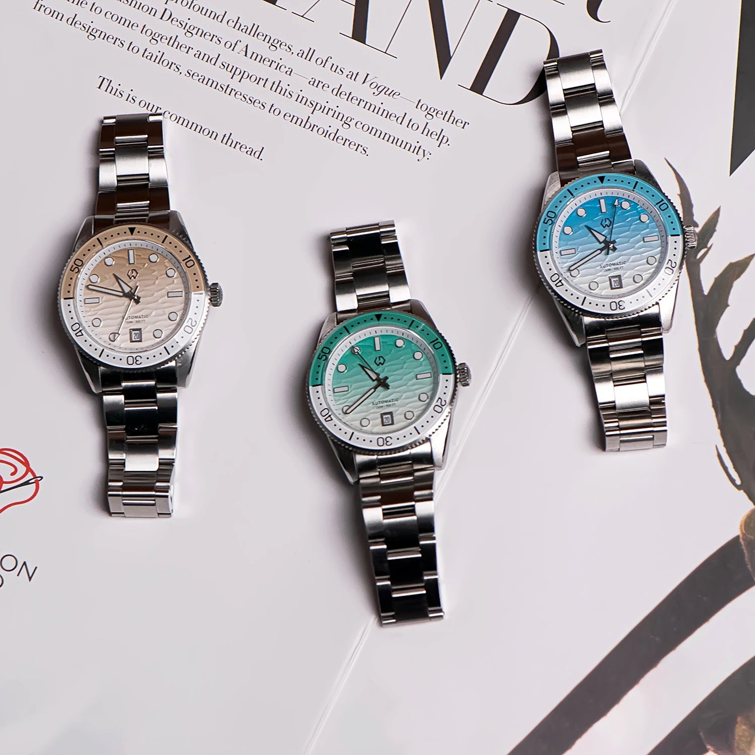 Ocean Blue Automatic Diver’s Watch – Sapphire Glass | 150M Water Resistance - Men’s Watches