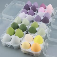 Professional Beauty Egg Series – 4/8 Pieces High Elasticity Cosmetic Puff Set