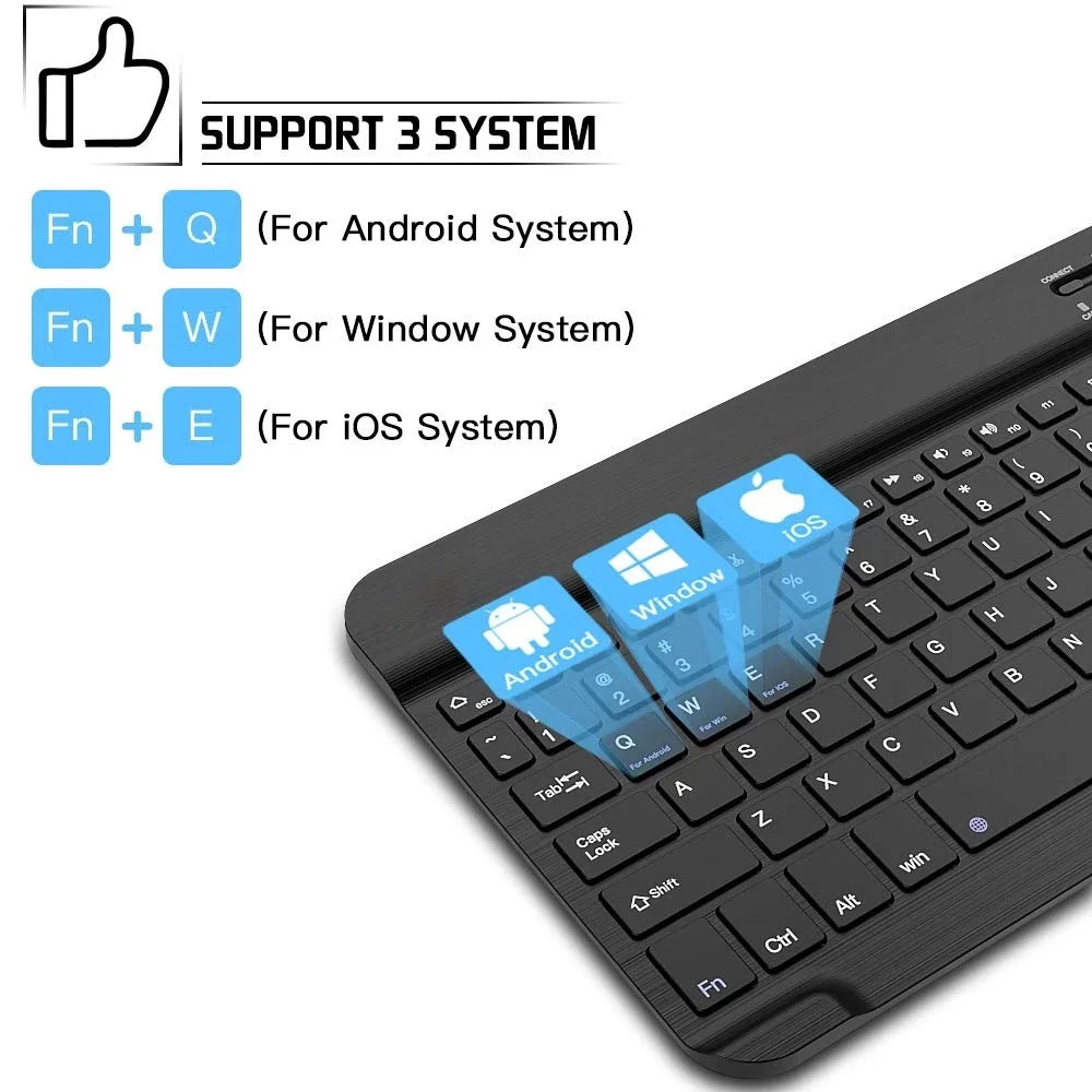 Universal Wireless Keyboard & Mouse for Tablet by Snagg A Wireless Keyboard