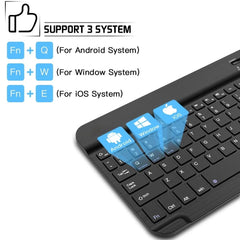 Universal Wireless Keyboard & Mouse for Tablet by Snagg A Wireless Keyboard