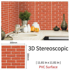 Imitation Brick & Cobblestone Wall Stickers by Snagg A Wall Sticker