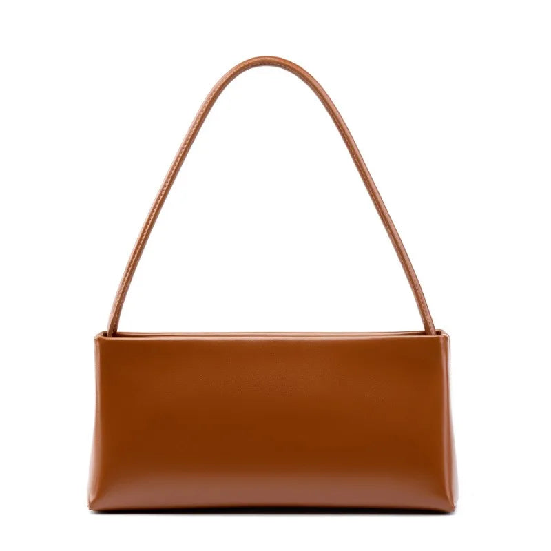 Luxury Leather Underarm Shoulder Bag – High-Sense Fashion Crossbody Handbag for Women, All Seasons