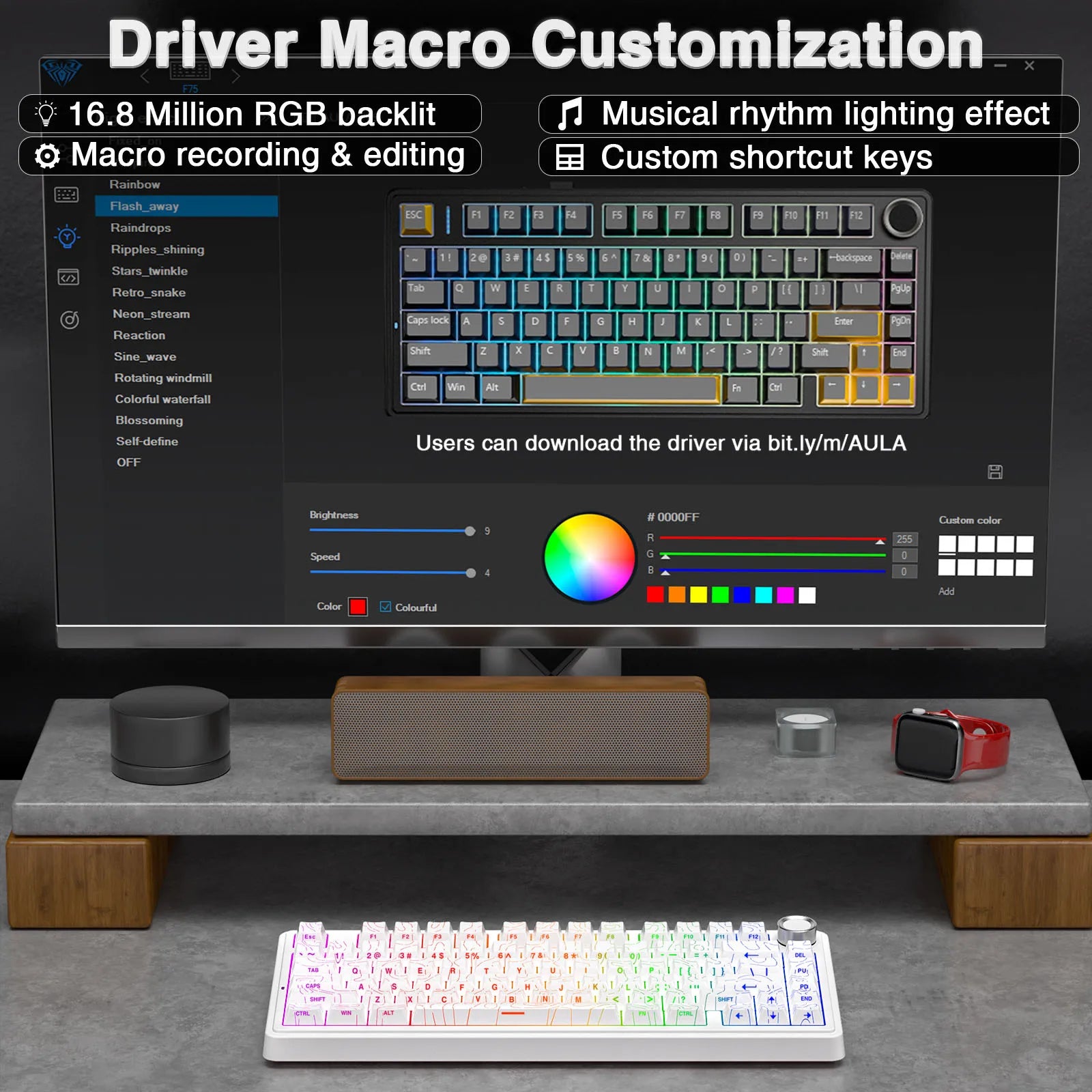 75% Wireless Mechanical Keyboard for a Premium Gaming Experience by Snagg A Keyboard