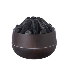 Ultrasonic Charcoal Flame Aroma Humidifier – 300ml