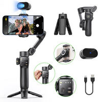Handheld Anti-shake Gimbal Stabilizer Travel Extended Selfie Stick by Snagg A Tripod