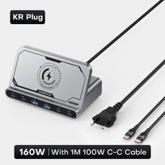 Wireless Fast Charger with 65W PD & 45W PPS Type-C Ports by Snagg A Charging Station