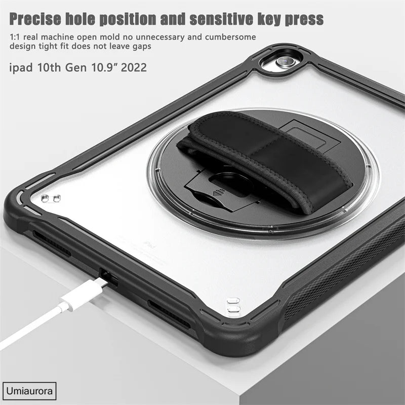 Shockproof Armor Case For IPad 7th 8th 9th 10.2 10th Gen 10.9 Air2 Pro 9.7 by Snagg An iPad Case
