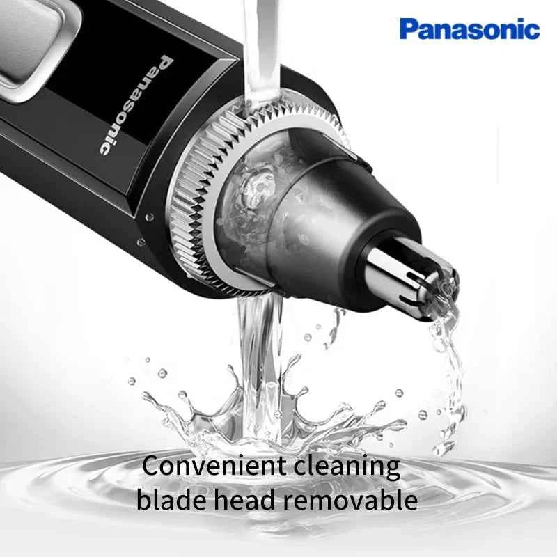 Elite Precision Ear and Nose Hair Trimmer – High-Torque Vacuum Cleaning System & Dual Edge Blade Technology