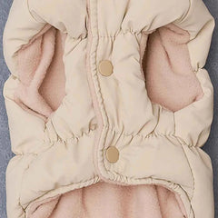 Padded Dog Vest Jacket – Windproof Warm Winter Coat for French Bulldog, Chihuahua & Poodle