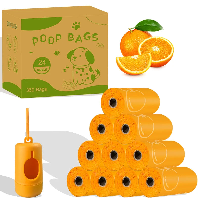 EPI Photodegradable Orange Scented Waste Bags | High-Utility Leak-Proof Kit