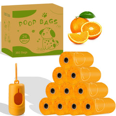 EPI Photodegradable Orange Scented Waste Bags | High-Utility Leak-Proof Kit