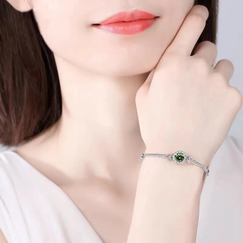 1ct Moissanite Bracelet