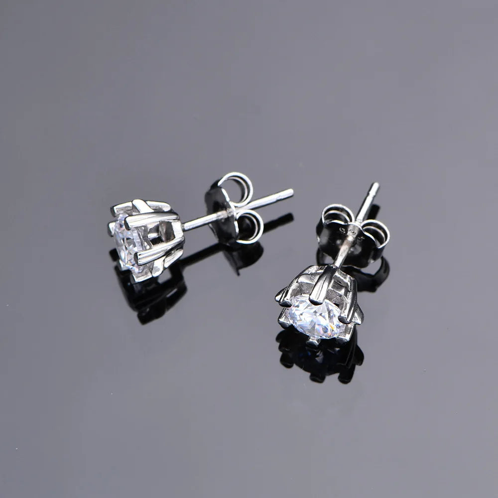 1CT Moissanite Stud Earrings