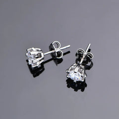 1CT Moissanite Stud Earrings