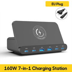 160W USB Wireless Charging Station by Snagg A Charging Station