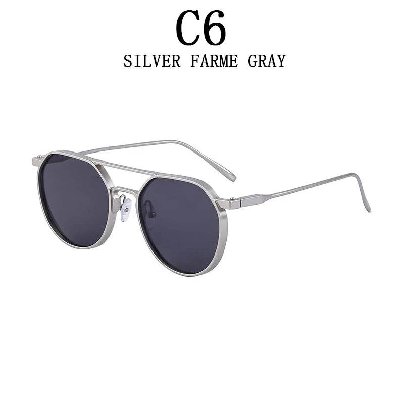 2023 Vintage Punk Oval Sunglasses - SnaggIt