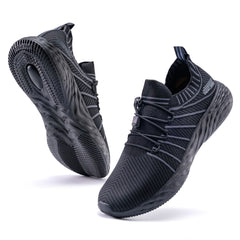 Lightweight Everyday Trainers Waterproof Slip-On Running Shoes