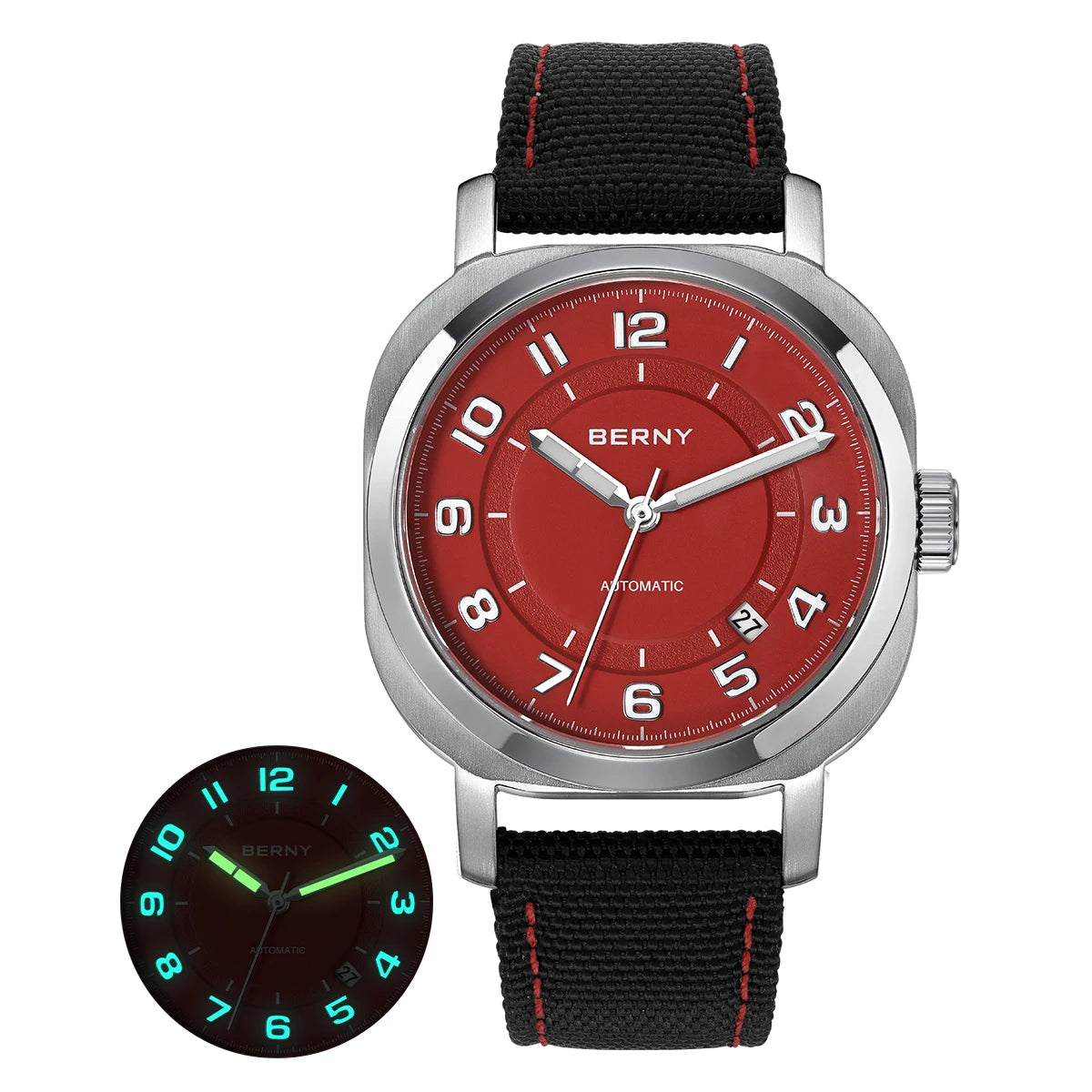 BERNY Mechanical Cushion Watch