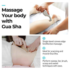 5 in 1 Stainless Steel Gua Sha & IASTM Massage Tool