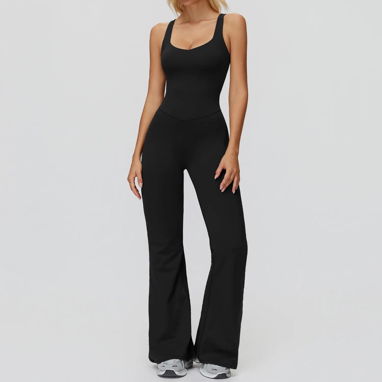 Women's Push-Up Sports Jumpsuit | Gym Tracksuit Yoga Suit Fitness Romper Stretch Bodysuit Activewear