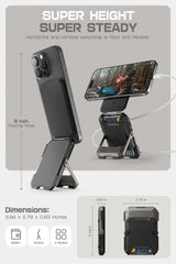 MagSafe Compatible Magnetic Tripod Phone Stand with Card Holder by Snagg A MagSafe Wallet