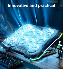 Laptop Cooling Pad Foldable Adjustable Stand for 12″–18″ Laptops by Snagg A Cooling Pad