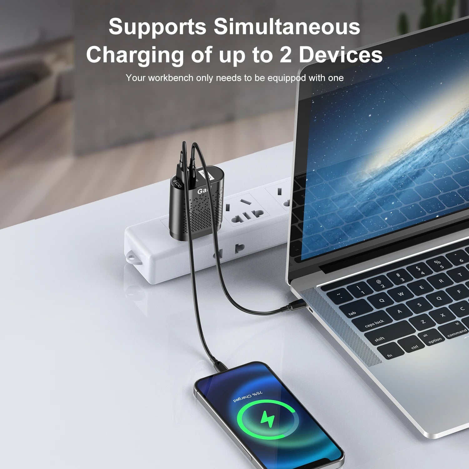 AU Plug 65W GaN Charger by Snagg An Adapter