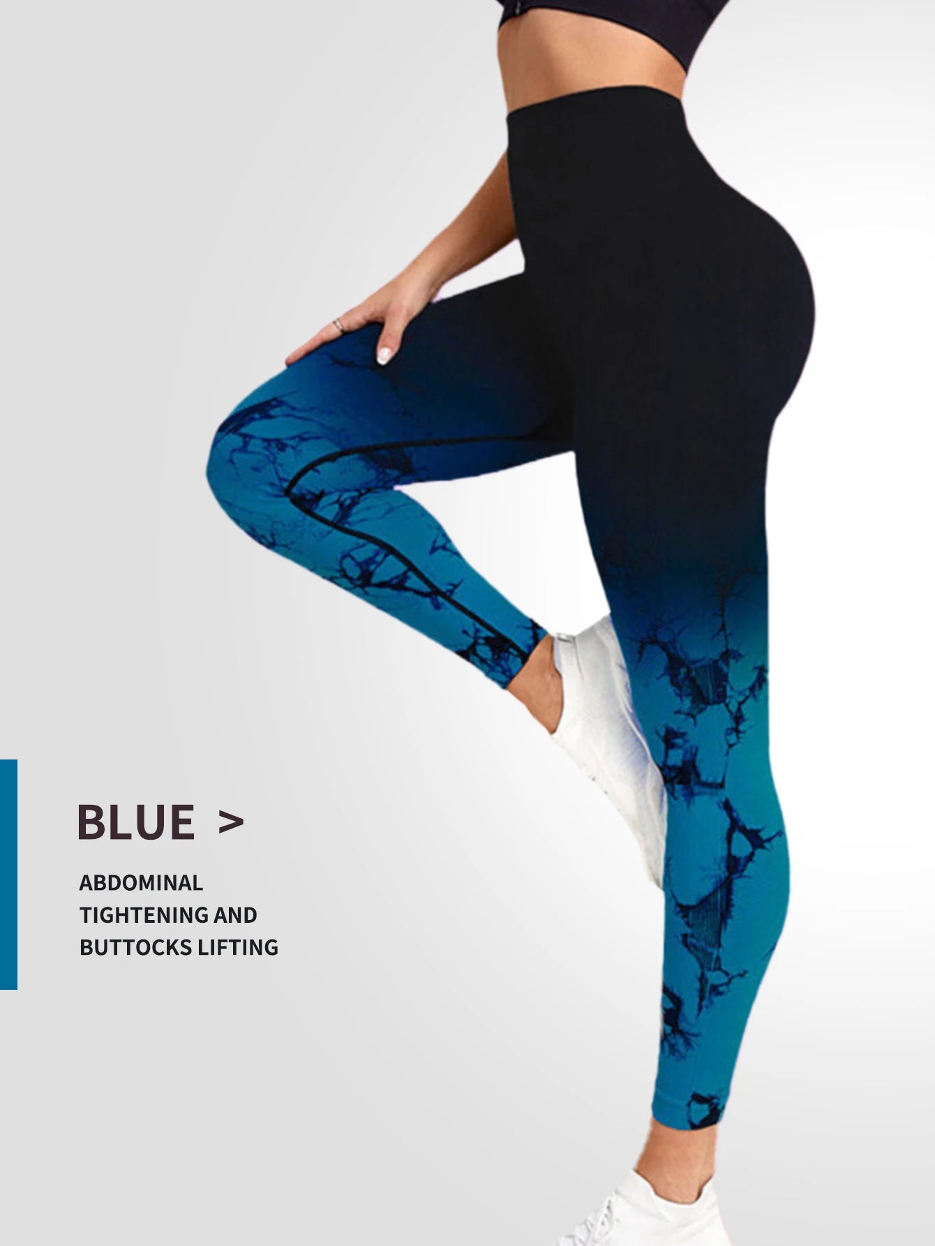 Tie-Dye Seamless Yoga Pants by Snagg A Pant