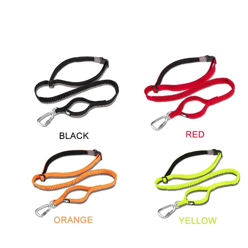 Hands-Free Bungee Dog Leash with Adjustable Waist Belt by Snagg A Leash