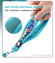 Floral Printing Pet Leash – Padded Handle & Reflective Safety by Snagg A Leash