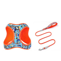 Floral Mesh Pet Harness & Leash Set by Snagg A Harness